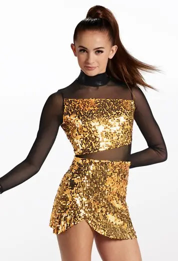 Gold Dance Team Uniform Package